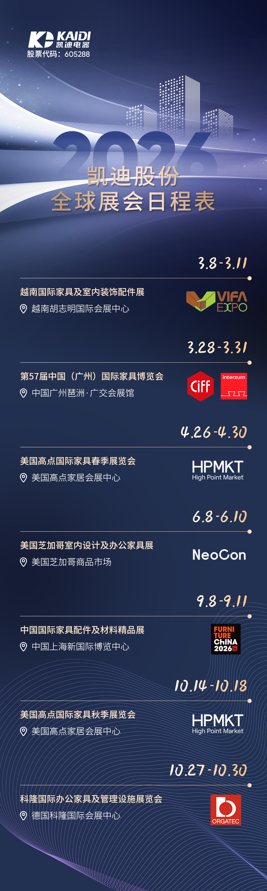 2026OD网-OD网(中国)股份全球展会日程表(中文)